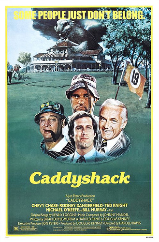 chevy chase caddyshack. Bill Murray, Chevy Chase and